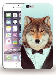 Чехол волк в костюмчике для iPhone 6 / 6s plus