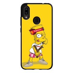 Жовтий чохол з Бартом Суприм для Samsung А205 Ф 2018 Simpsons