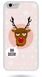 Чехол на Новый год с Оленем для iPhone 6 / 6s Oh deer