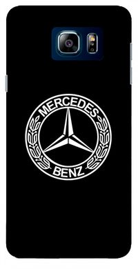 Черный чехол для Samsung Note 5 Логотип Mercedes Benz