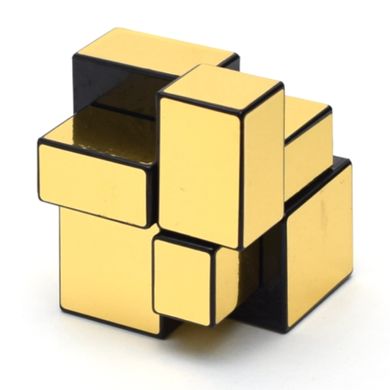 Механический зеракльный Кубик Рубик Shengshou mirror 2x2 Gold