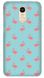 Бампер с фламинго для Redmi Note 4 / 4х Голубой