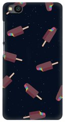 Черный чехол стикер на Xiaomi Redmi GO Мороженое