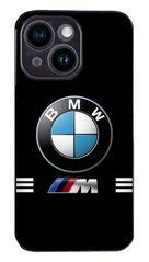 Бампер с принтом BMV на iPhone 15 plus мужской