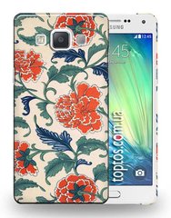 Красочный чехол Samsung A3 - Flowers