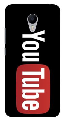 Чехол с логотипом YouTube на Meizu M3s Популярный