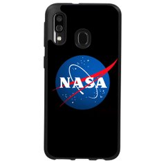 Чехол c LOGO NASA на Samsung A405F Galaxy A40 Черный