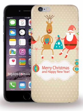 Чохол Merry Christmas для iPhone 6 / 6s Новорічний