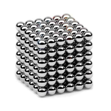Крупный Neocube Nickel 216 шариков 6 мм Серебро купить Киев