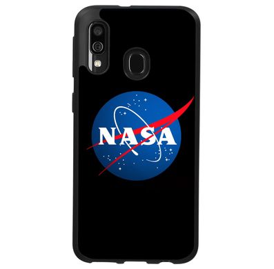 Чехол c LOGO NASA на Samsung A405F Galaxy A40 Черный