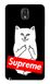 Чехол с Котиком Рипндип для Samsung Galaxy Note 3 Логотип Суприм