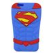 Торс Супермена силіконовий пластичний чохол iPhone 5 / 5s / SE синій