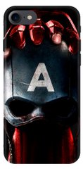 Чохол з Маскою Капітана Америка на iPhone 7 Пластиковий