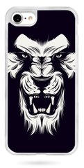 Прорезиненный чехол Лев для iPhone 7