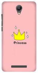 Розовый бампер с короной для Xiaomi Note 2 Принцесса