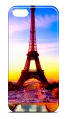 Яркий чехол для iPhone 5 / 5s / SE Эйфелева башня