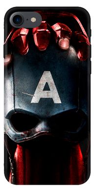 Чехол с Маской Капитана Америка на iPhone 7 Пластиковый