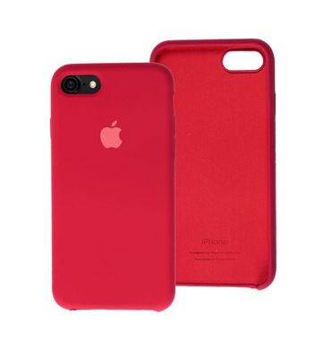 Оригінальний софт тач бампер для IPhone 7/8 з покриттям "анти-відбиток" колір червона троянда