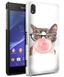 Чохол з Котиком для Sony Xperia Z2 Білий