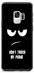 Чехол Не трогай мой телефон на Galaxy S9 ( G960F ) Черный