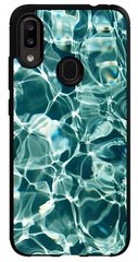 Голубой чехол  Samsung А205 F 2018 Текстура Воды