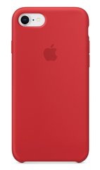 Красный чехол на iPhone SE 2 Apple silicone case