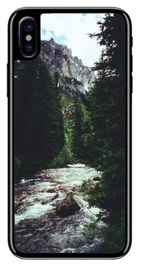 Бампер с Природой на iPhone ( Айфон ) XS Max Противоударный