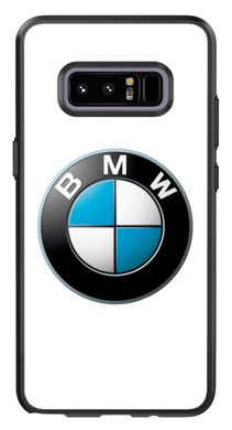 Чохол з логотипом БМВ на Galaxy ( Гелексі ) Note 8 Білий