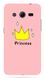Розовый чехол для девочки на Samsung Core 2 ( G355 ) Princess