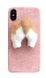 Собачка вельш коргі з силікону накладка для iPhone XS