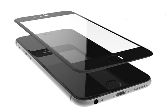 3D black захисне скло iPhone 6 / 6s (чорне)