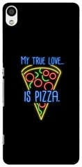 Чехол My true love is pizza на Sony Xperia M4 ( E2312 ) Прикольный