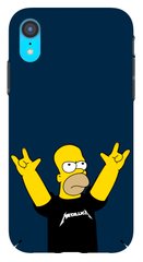 Чехол с Симпсоном на iPhone XR Синий