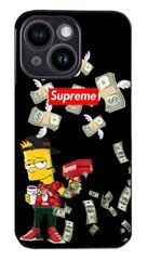 Чехол мультяшный Барт Симпсон на iPhone 15