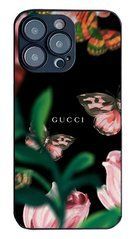 Чохол для iPhone 14 Pro MAX квіти гуччі