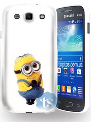 Бампер з Міньоном на Samsung S3 Білий