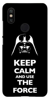 Чорний бампер з Дартом Вейдером для Xiaomi Mi A2 Keep calm
