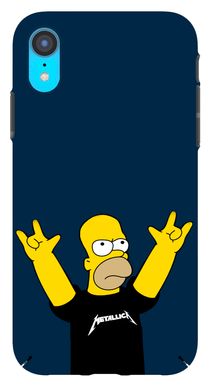Чохол з Сімпсоном на iPhone XR Синій