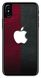 Защитный чехол с Текстурой кожи на iPhone ( Айфон ) XS Max Логотип Apple