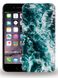 Зеленый бампер для Apple iPhone 6 / 6s Морские волны