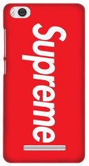 Чехол с логотипом Суприм на Xiaomi Mi4c Красный