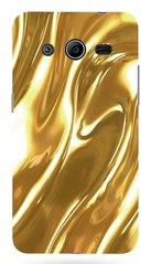 Матовый чехол на Galaxy Core 2 Текстура золота