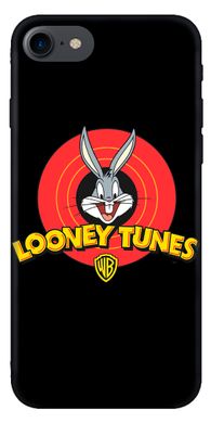 Черный бампер для iPhone 7 Looney Tunes