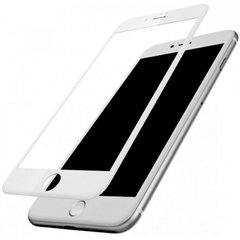Противоударное защитное стекло 5D на iPhone 7 White