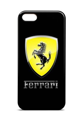 Печать логотипа на чехол для iPhone 5c Ferrari