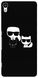Черный чехол на Sony XA ( F3212 ) Karl Lagerfeld