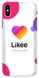Чехол Likee для iPhone Айфон  XS с логотипом Лайк