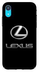 Чехол накладка с логотипом Лексус на iPhone XR Черный
