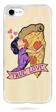 ТПУ Чехол для iPhone 7 Любовь к пицце