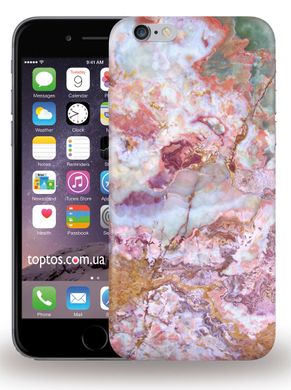 Чехол накладка с Текстурой мрамора на iPhone 6 / 6s Надежный